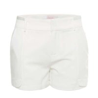 秋水伊人 2014夏装新品通勤口袋中腰简约休闲裤短裤热裤132108041