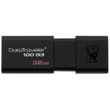 金士顿（Kingston）DT100G3 32GB U盘USB3.0高速车载学生商务办公32g优盘智能电视用闪存盘黑色