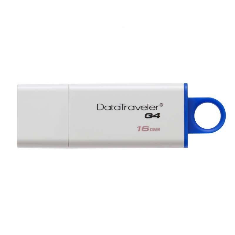 金士顿(Kingston) DTIG4 16GB U盘高速USB 3.0 16g车载音乐优盘 带防尘盖钥匙型蓝色+音乐图片
