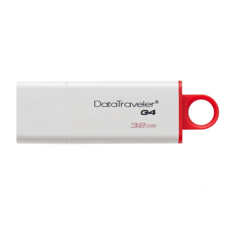 金士顿(Kingston) DTIG4 32GB U盘高速USB 3.0 32g车载音乐优盘 带防尘盖钥匙型红色+音乐