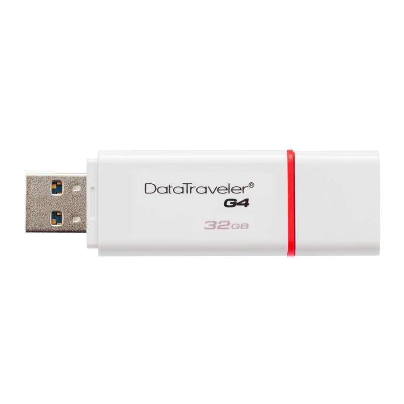 金士顿(Kingston) DTIG4 32GB U盘高速USB 3.0 32g车载音乐优盘 带防尘盖钥匙型红色+音乐