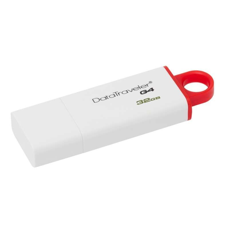 金士顿(Kingston) DTIG4 32GB U盘高速USB 3.0 32g车载音乐优盘 带防尘盖钥匙型红色+音乐