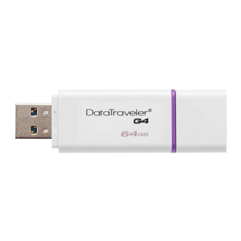 金士顿(Kingston) DTIG4 64GB高速U盘USB3.0车载64g优盘商务办公学生电脑闪存盘电视u盘紫色