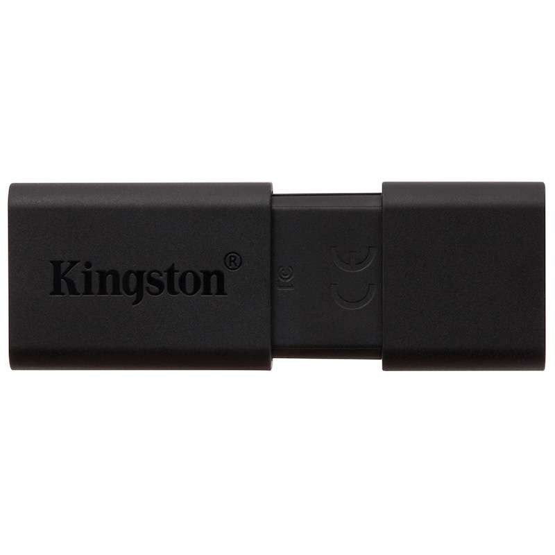 金士顿(Kingston)优盘DT100G3/64GB 优盘高速大容量商务办公学生U盘64g闪存盘USB3.0(黑色)