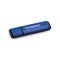 金士顿(Kingston) DTVP30 8GB 加密 USB3.0 U盘 256位AES硬件加密优盘8g金属闪存盘蓝色