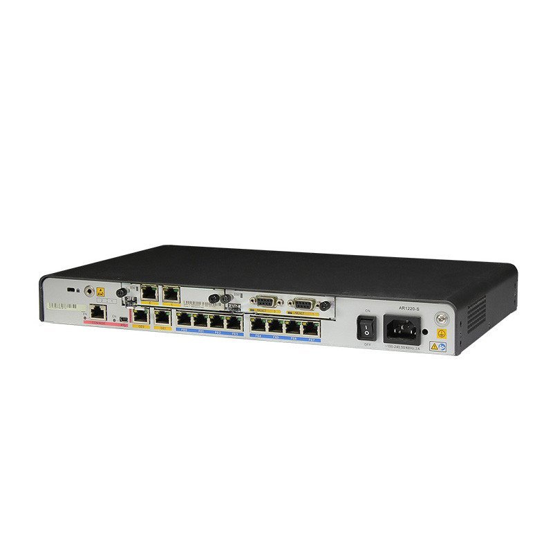 华为（HUAWEI）AR1220-S 双千兆WAN口+ 8口百兆企业级VPN路由器