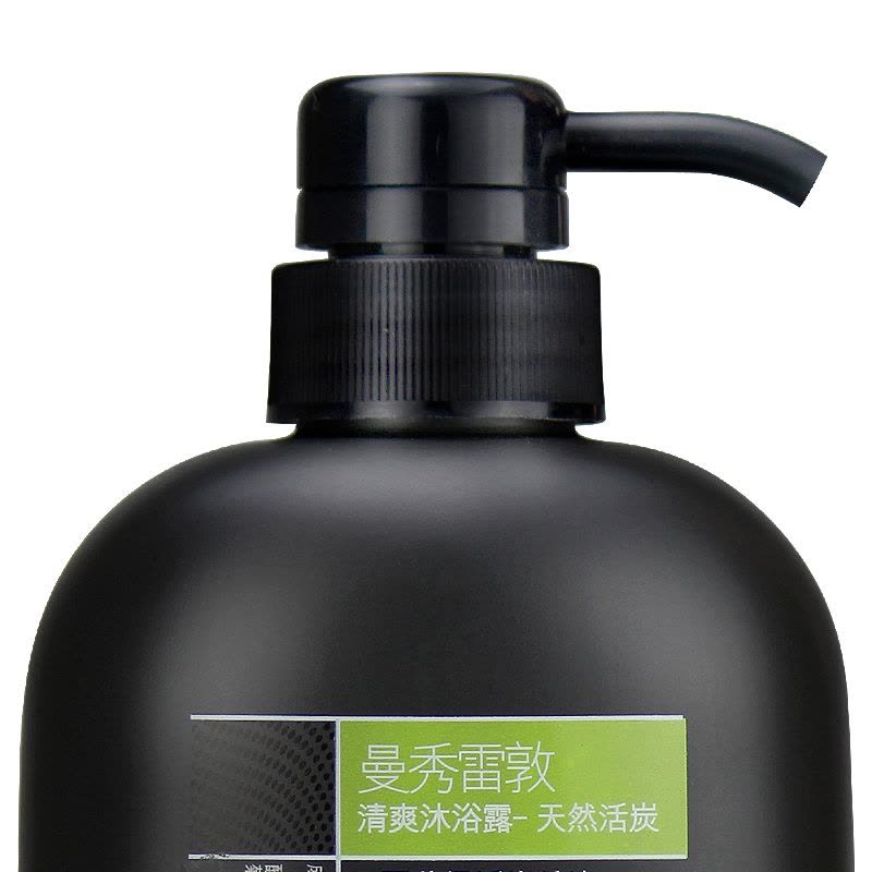 Mentholatum Men 曼秀雷敦 男士天然活炭沐浴500ml 冰凉舒爽深层清洁图片