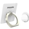 飞利浦(Philips)手机座支架 指环支架塑胶通用便携指环扣赖人挂件吸附式可冲洗支架 DLK35003白色