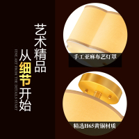 月影凯顿全铜半吸顶灯美式乡村灯具简约现代卧室灯创意房间灯饰
