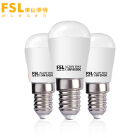 FSL佛山照明LED灯泡LED光源冰箱泡油烟机缝纫机小壁灯台灯正品螺口E14冷光（5000K以上）