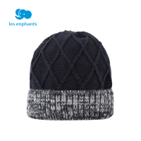 丽婴房帽子男宝宝时尚冬款毛线帽男童温暖柔软帽子冬装新款