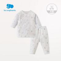 丽婴房婴儿衣服儿男女宝宝夏季吸汗纱布纯棉内衣套装新款