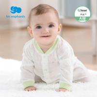 丽婴房婴儿衣服宝宝薄款哈衣婴儿夏装天丝睡衣连体内衣裤夏装新款