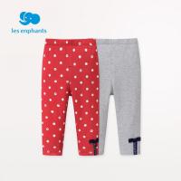 丽婴房女童休闲针织裤子女宝宝婴幼儿时尚长裤小童裤子2020春装新
