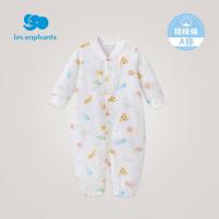 丽婴房婴儿衣服男女宝宝纯棉连体衣婴幼儿网眼布连身装2020夏新款