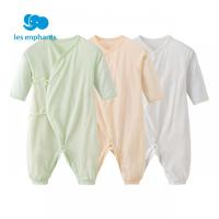 丽婴房婴儿衣服儿竹纤维连体衣夏装男女宝宝新款睡衣哈衣2020