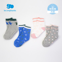 丽婴房婴儿衣服配饰男女宝宝厚款毛圈袜子儿童可爱袜子冬新款