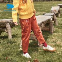 丽婴房童装女童裤子秋装儿童新款罗马布休闲裤宝宝宽松长裤秋