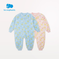 丽婴房男女宝宝珊瑚绒家居服连体衣婴幼儿内衣睡衣连身装冬新