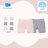丽婴房女童安全裤儿童防走光打底裤春季新品宝宝平角内裤2条2021