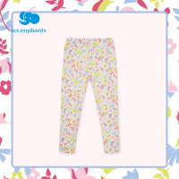 丽婴房童装女童休闲长裤打底裤儿童柔软舒适花裤子春季新款2021