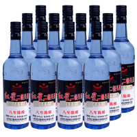 红星 蓝瓶 43度红星（8）陈酿二锅头750ml*12 白酒 酒界网