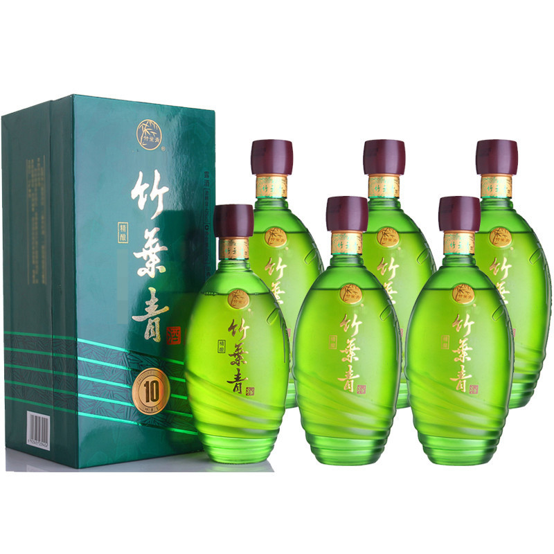 汾酒42度精酿竹叶青500ml6瓶白酒酒界网