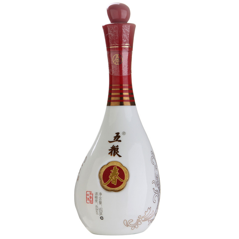 45度五粮春1996500ml白酒酒界网