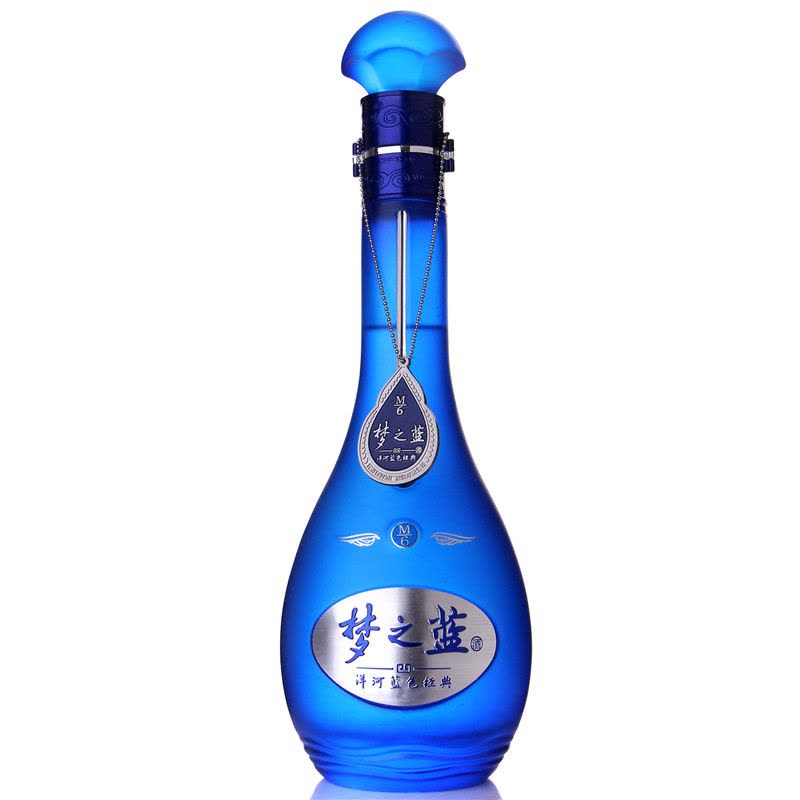 夢之蓝 M6 550ml 45% 洋河蓝色经典45度梦之蓝M6 梦6 500ml 白酒酒界网【价格图片品牌报价