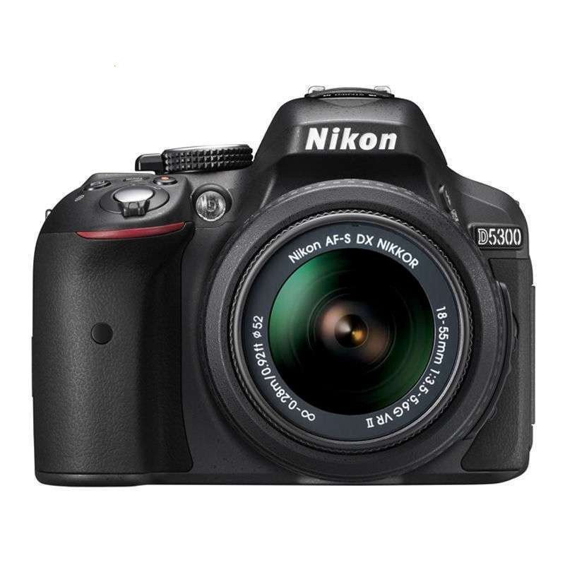 尼康 数码单反相机 D5300（AF-S DX 18-55mm f/3.5-5.6G VR II 防抖镜头）黑
