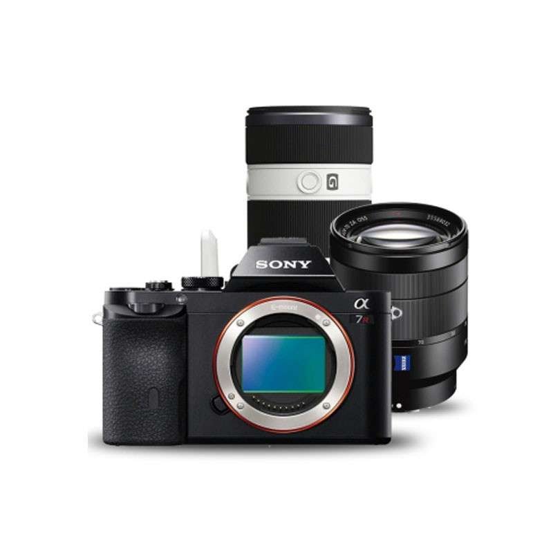 索尼(SONY) ILCE-7R 全幅微单相机 (FE24-70mm+FE70-200mm)蔡司双镜头套装 赠（32G卡