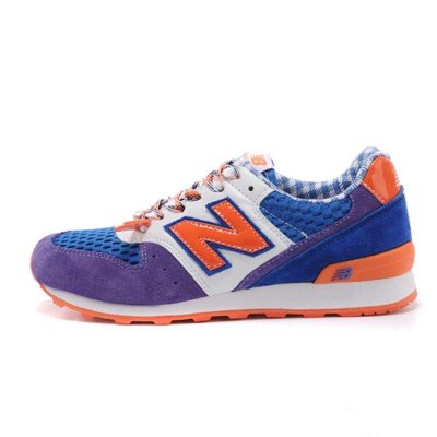 New Balance/新百伦 新款女鞋运动鞋 N字母跑步鞋 透气鞋复古潮鞋 浅紫蓝橙