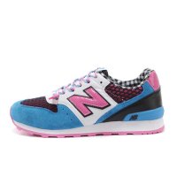 New Balance/新百伦 新款女鞋运动鞋N字母跑步鞋 透气鞋复古潮鞋 深蓝粉