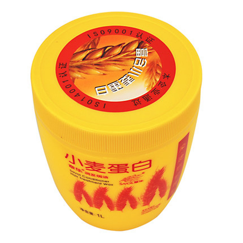 章华 小麦蛋白润发焗油膏 免蒸发膜倒膜护发素 染烫后护理型1L