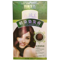 昌义生态汉邦五贝子蜡染染发膏黑色 植物染发染膏自然黑500ml*2 巧克力色