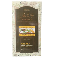 汉邦昌義生态五贝子中草药彩色焗油 植物染发剂 500ml*2 葡萄酒红
