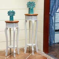 铂森 地中海 美式乡村 花几 花架子 边桌 电话桌 花台 简约 特价