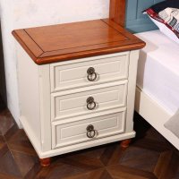 铂森 欧式 美式乡村 地中海 床头柜 床边柜 简约 储物 收纳 特价