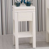铂森 白色 花几 花架子 边桌 电话桌 客厅 阳台 花台 简约 特价 JS-6137 低花架