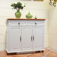 铂森 欧式 美式乡村 地中海 白色 鞋柜 现代 简易 玄关 收纳 特价 HZY-9160