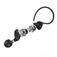 乐视（Letv） LeUIH101原装反戴式耳机乐视1s 2 Pro Max入耳式耳塞运动手机通用耳机 【黑色】