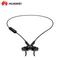 华为/HUAWEI运动蓝牙耳机AM60 无线双入耳挂式耳塞 蓝牙4.1立体声跑步运动音乐蓝牙耳机支持安卓苹果系统（黑色）