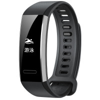 华为/HUAWEI智能运动手环手表独立GPS来电提醒拒接 健康呼吸训练心率睡眠监测 50米防水游泳携带 (GPS版黑色)