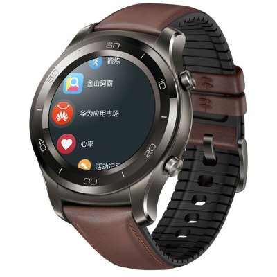 华为/HUAWEI智能手表WATCH 2pro DU立插卡通话手表 GPS定位NFC支付心率监测防水手表 扬声器音乐播放