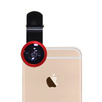 都纳DUNA C1手机拍摄镜头 三星苹果智能手机通用鱼眼拍照广角微距三合一自拍镜头 黑色