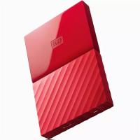 西部数据（WD） My Passport 4TB 2.5英寸 中国红 移动硬盘 WDBYFT0040BRD