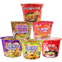 来一桶泡面方便面整箱 统一 老坛酸菜泡椒红油爆椒牛肉面酸豆角排骨多口味混装