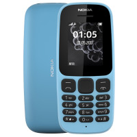 诺基亚（NOKIA）105 移动2G 超长待机 老人机备用机 （蓝色）单卡版