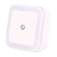 乾越(qianyue)LED光控方形小夜灯 节能光控感应灯 床头灯 卧室厨房卫生间夜光灯