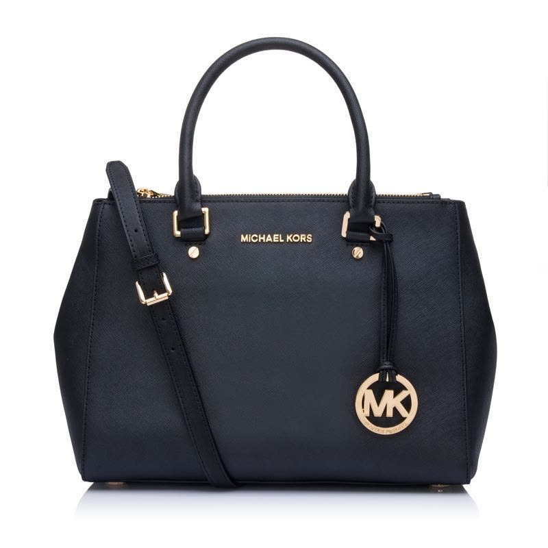 迈克·科尔斯Michael Kors/MK女包 硬十字纹头层牛皮拉链杀手包 中号单肩包女手提包 30S4GTVS6L图片